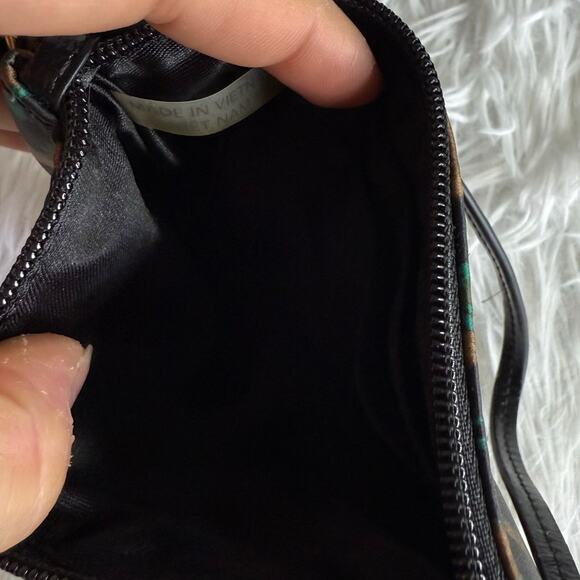 COACH y2k Cheetah Print Poppy Wristlet - Picture 4 of 7